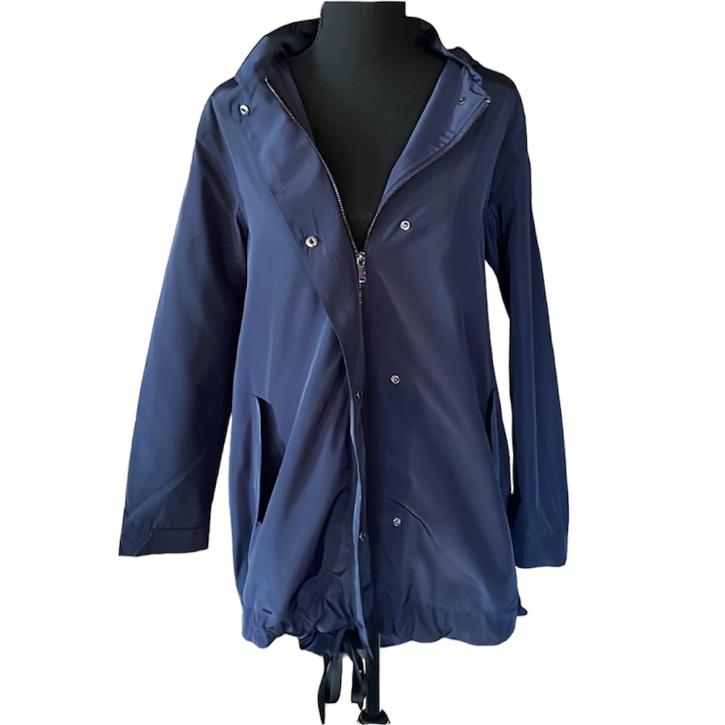 Chicos Water Repellent Rain Jacket